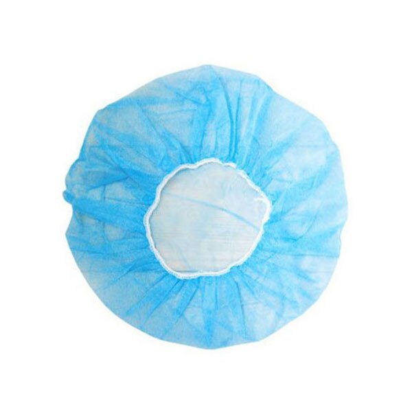 Blue Elastic Bouffant Cap